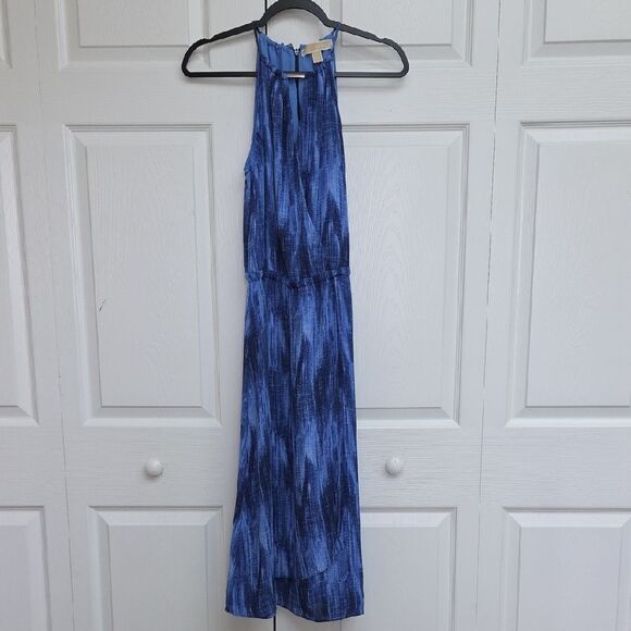 Michael Kors Dresses & Skirts - Michael Kors Blue High Low Dress